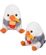Xlarge Belly Buddy Seagull with French Fries Plush Toy 13 inch tall Soft... - $19.59