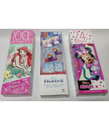 New Disney Princess Puzzle &amp; Game Bundle Pack (2 Puzzles, 1 Game) - $7.92