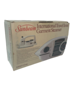 Sunbeam International Travel Iron Garment Steamer Model 10069 Tested Works - $24.19