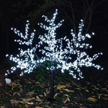 Cherry Blossom lighted trees 1188LEDs 6.5ft Color Cool White -for Indoor... - £403.59 GBP