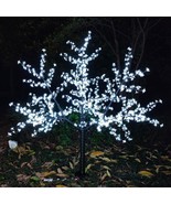 Cherry Blossom lighted trees 1188LEDs 6.5ft Color Cool White -for Indoor... - £396.65 GBP