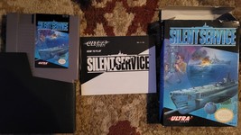 Silent Service (Nintendo Nes) Cib Complete In Box Tested And Working! - £37.13 GBP