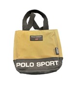 Vintage 90s Ralph Lauren Polo Sport White Mini Canvas Tote Bag - £17.42 GBP