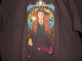 TeeFury Doctor Who Large &quot;Allons-y&quot; David Tennant Tribute MeganLara BROWN - £11.19 GBP