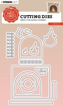 Studio Light Sweet Stories Cutting Die-Nr. 683, Fireplace LSSCD683 - $18.73