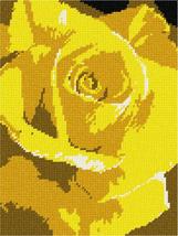 Pepita Needlepoint Canvas: Yellow Rose, 7&quot; x 9&quot; - £39.15 GBP+