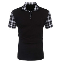 Plaid Sleeve Shirt Top - £12.84 GBP+