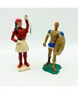 AOHNA Greek Toy Soldiers Lot Evzone Royal Guard &amp; Athena Hoplite Vintage... - $404.50 MXN