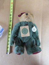 NOS Boyds Bears GLENDA Plush Jointed Teddy Green Christmas Holiday Bear B42 E - £17.45 GBP