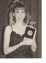 Debbie Gibson teen magazine pinup clipping Music Award Vintage 1980&#39;s  - £2.39 GBP