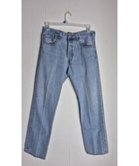 Vintage Levi&#39;s Original 501 Straight Leg Button Fly Jeans Men&#39;s Size 32x30 - $789.84 MXN