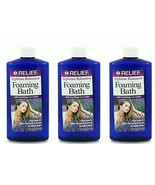 ( 3 Bottles ) Relief Foaming Bath with Soothing Lavender 16 oz Ea BRAND NEW - $40.73 CAD