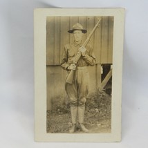 WWI Soldier Real Picture Postcard 1915 4&quot; x 6&quot;  RPPC Unposted - $26.45