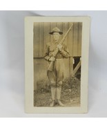 WWI Soldier Real Picture Postcard 1915 4&quot; x 6&quot;  RPPC Unposted - $36.28 CAD