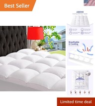 Quilted King Mattress Topper with Down Alternative Filling - Sleep Like ... - $111.99