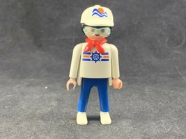 1990 Playmobil Geobra Boy With Hat &amp; Glasses Figure FREE SHIPPING - $9.89