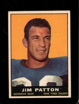 1961 Topps #92 Jim Patton Vg+ Ny Giants *X56136 - £2.12 GBP