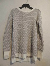 womens Size S/P  aeropostale cable knit sweater New With tags WHITE GREY - £17.12 GBP