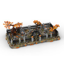 Model Building Blocks Set for Haunted Cemetery Halloween MOC Bricks Toys Gift - £155.91 GBP