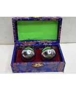 Vintage Chinese Baoding Shouxing Stress Relief Ringing Iron Chime Balls ... - $336.31 MXN