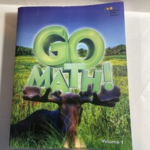 Go Math!: Volume #1 Grade 3 Student Edition HOUGHTON MIFFLIN HARCOURT paperback - £6.85 GBP