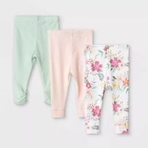 Cloud Island Infant Girls  Baby Bottoms 3 Pack Pants 12M NWT - $9.09