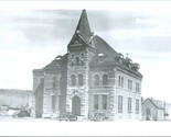 RPPC Boulder MT Montana Jefferson County Court House UNP Postcard - £34.21 GBP