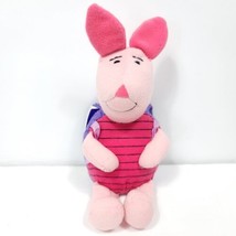 Disney Store Winnie the Pooh Piglet Plush Stuffed Animal Pink Story Book... - £14.20 GBP