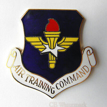 US AIR FORCE AIR TRAINING COMMAND LARGE LOGO LAPEL PIN 1.5 inches - £5.06 GBP