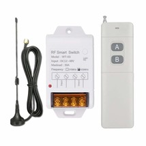 6000 Ft Long Distance Dc12V 24V 36V 48V Remote Control Switch 433Mhz Remote - $39.98