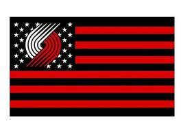 Portland Trail Blazer Flag 3x5ft Banner Polyester Basketball blazers022 - £15.46 GBP