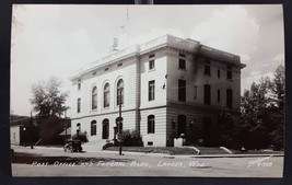 Lander Wyoming 1940s Post Office &amp; Federal Building RPPC Postcard - £3.10 GBP