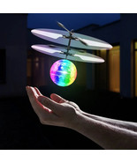 Flying Toy Ball Infrared Induction RC Flying Toy Built-in LED Light Disc... - $19.79