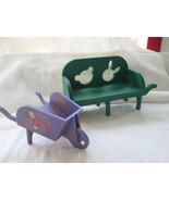 Muffy Vanderbear Roco Loco Motion and large Muffy wheelbarrow/bench - £26.30 GBP