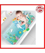 Gentle Non-Toxic 40&#39;&#39;x16&#39;&#39; Kids Bath Mat with Strong Suction &amp; Drain Holes - $594.57 MXN
