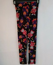 New Lularoe Kids Leggings Halloween With Trick Or Treating Cats Design Sz L/XL - £12.46 GBP