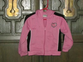 hoodie &amp; T-shirt ATHLETIC WORKS 3T pink/black w/sleevelessT XS (b2 -bottom) - £5.45 GBP