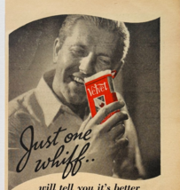 1937 Velvet Pipe Cigarette Tobacco Advertisement Antique Smoking L&amp;M E90F2 - $462.01 MXN