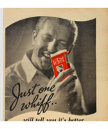 1937 Velvet Pipe Cigarette Tobacco Advertisement Antique Smoking L&amp;M E90F2 - $455.58 MXN