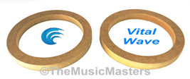 One Pair 5.25&quot; inch MDF Wood Car Speaker Spacer Rings Woofer Mounting Ring VWLTW - £11.19 GBP