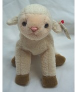 TY Beanie Baby 1999 EWEY THE LAMB SHEEP 6&quot; Bean Bag Stuffed Animal Toy NEW - $282.14 MXN