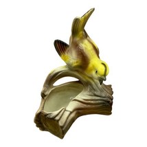 Maddux of California Pottery Yellow Parakeet On Branch Planter Vintage READ - £17.91 GBP