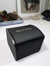 American Exchange Watch Box Black For Wrist Time Piece Vintage Empty Car... - $13.29 CAD