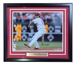 Aaron Nola Signed Framed 16x20 Philadelphia Phillies Photo Fanatics - £182.10 GBP