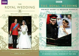 The Royal Wedding 2-Pack DVD Set BBC Prince William & Catherine - Harry & Meghan - $6.99