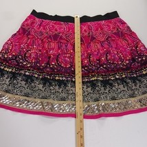 Roz & Ali Skirt Women's XL Multicolor A-Line Midi Elastic Waist Pull-On Skirt image 5