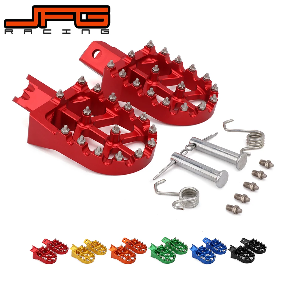 Motorcycle Universal CNC Colorful Footpeg Footrest Foot Pegs For HONDA C... - $51.53+