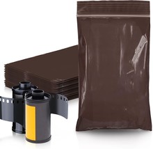 Amber Zip Bags 3 x 5 Brown Poly Zip Bags for Storage 100 Pack 3mil - £10.93 GBP