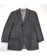 Ralph Lauren Black Corduroy Sports Coat Men&#39;s 44L Blazer Jacket Academia... - $91.29 CAD