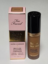 Too Faced Mocha Born This Way Multi Use Sculpting Concealer Full Size New - $26.73